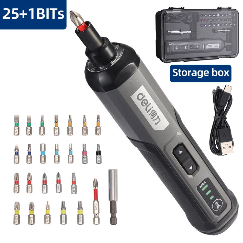Electrical Screwdriver Set Cordless  Rechargeable