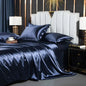 Silk Duvet Cover Bed Sheet Pillowcase Luxury