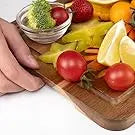 3 Pcs Acacia Wood Cutting Boards with Juice Groove