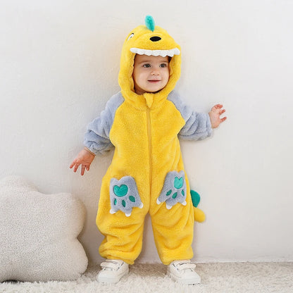 Boy/Girl Onesie Dinosaur Cosplay Hooded jumpsuits