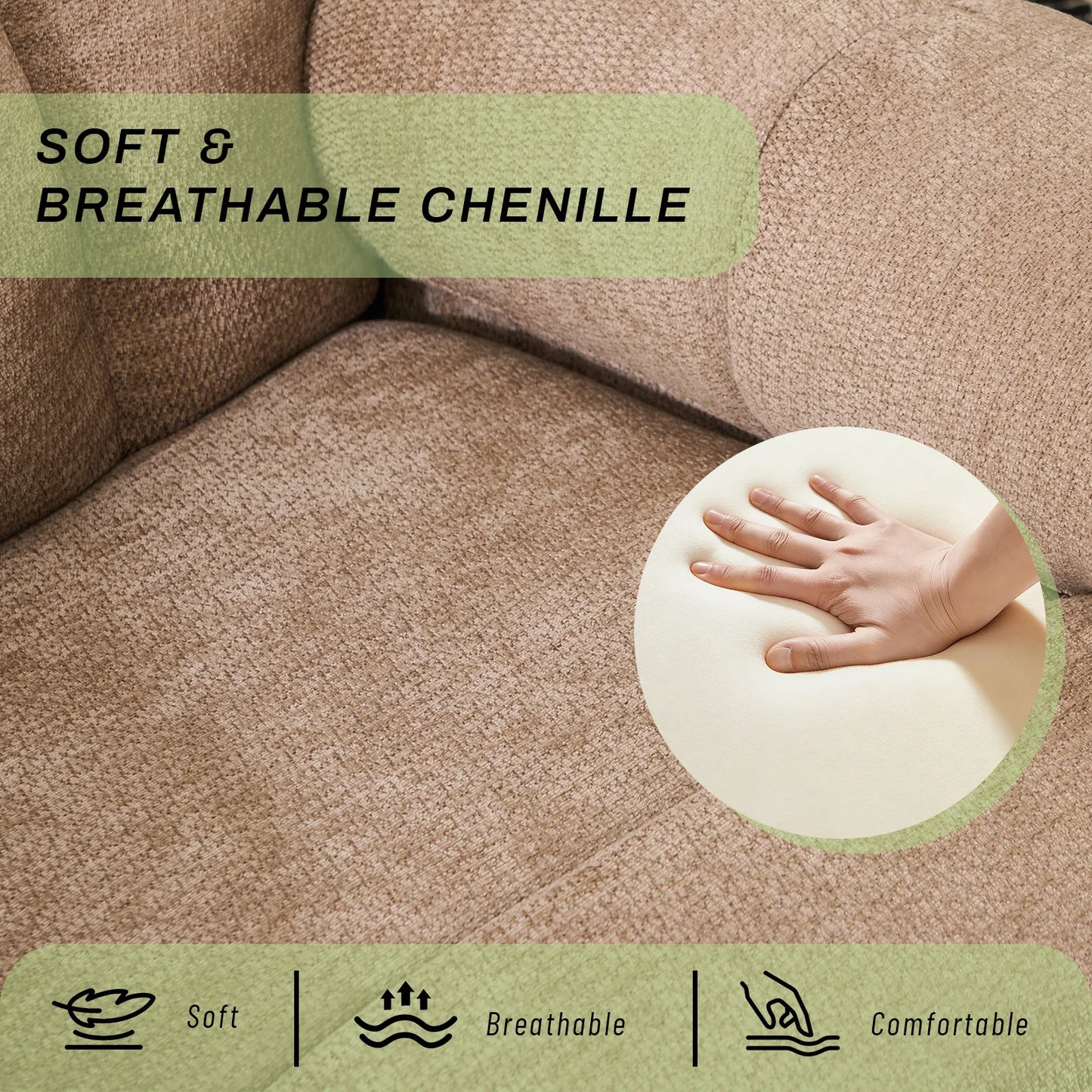 Rocking Recliner Chair, Modern Glider Recliner