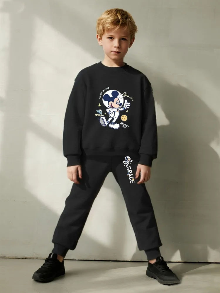 2 Pcs Boys Sets Casual Sweatshirt Hoodies and Sweatpantt