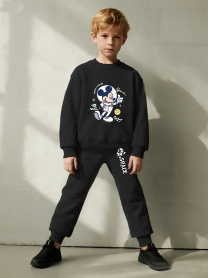 2 Pcs Boys Sets Casual Sweatshirt Hoodies and Sweatpantt