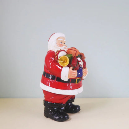 Resin Santa Claus Sculpture Holiday Accessories Decoration