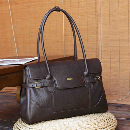Genuine Leather Large Tote Handbags For Women