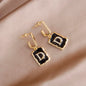 Fashion Brand Jewelry Elegant Letter D Earrings Vintage