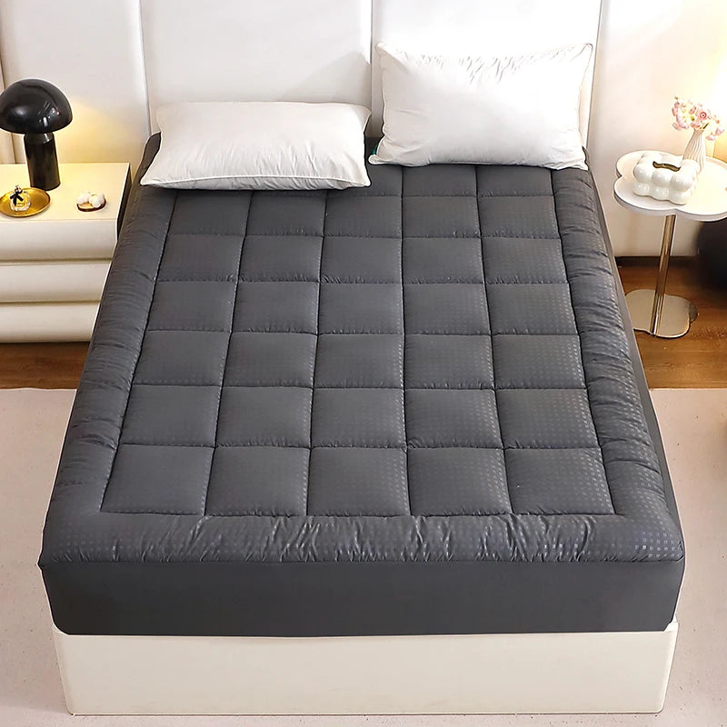 Twin Full Queen King Dark Grey Mattress Topper