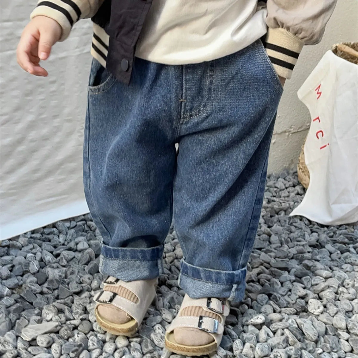 Fashion Boys Casual Pants, Girls Loose Trousers