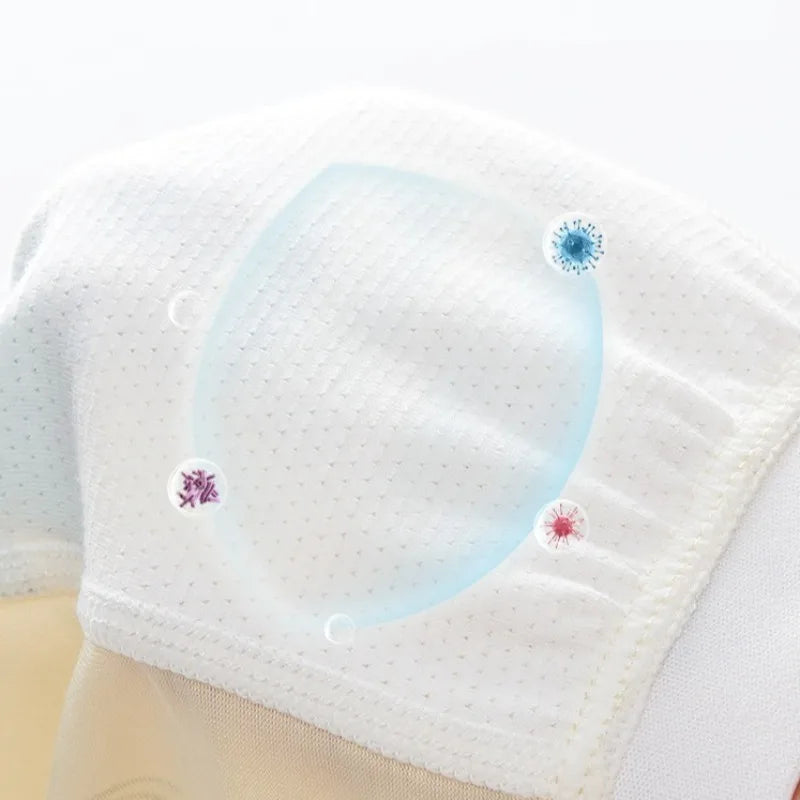 4PCS Mesh Breathable Boy Comfort Antibacterial Cartoon  Underwear