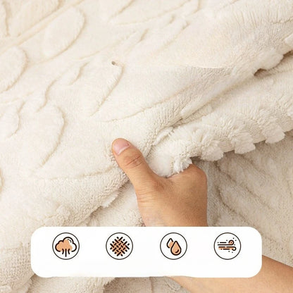 Anti-scratch Plush Couch Covers Non-slip