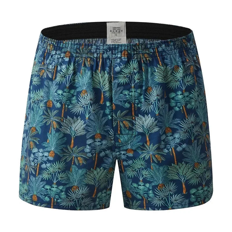 1PC 100% Cotton Men's Loose Boxer Briefs Underwear