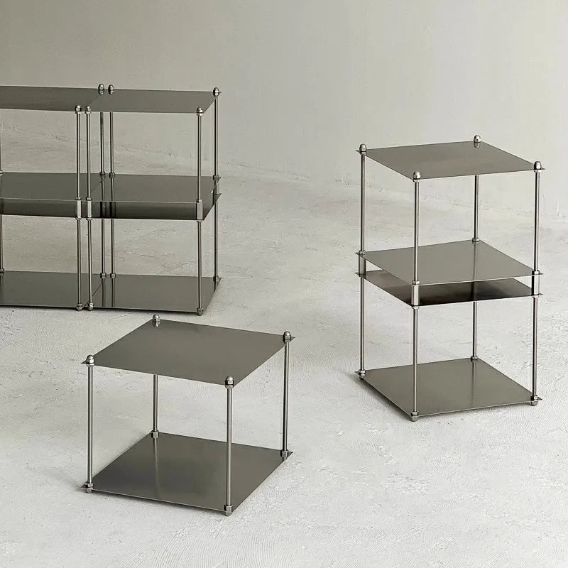 Stainless Steel Coffee Tables Decor Display Stand