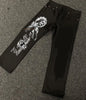 Black Straight Jeans Men Women American Street