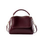 Genuine Leather Boston Tote Handbags For Women