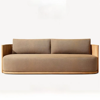 Outdoor Patio Teak Sectional Sofa Set Waterproof