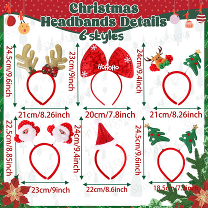 Headband Christmas Party Decorations Favors
