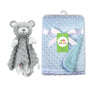 Personalized Baby Security Blanket Comforter Tags Rattles