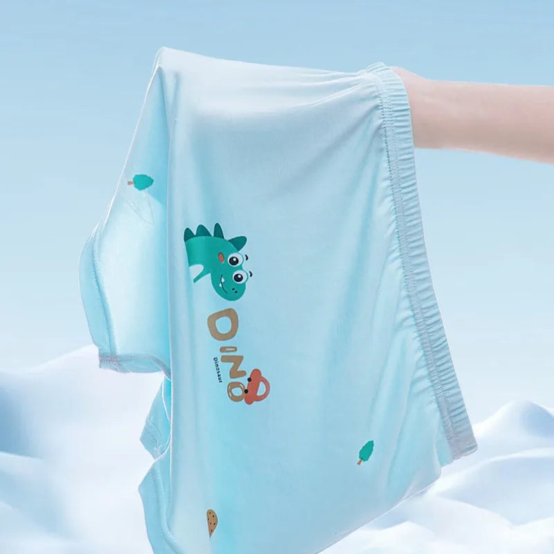 4PCS Teen Boys Breathable Soft Antibacterial Underwear