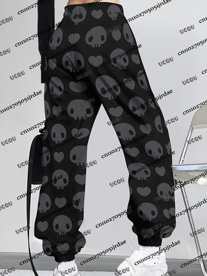 Casual Jogger Pants Kuromi Cartoon Cute Pants