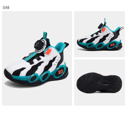Fashion Basketball Shoes High-top PU Leather