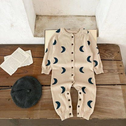 Boy/Girl Pure Cotton Cartoon Crawling Clothes