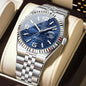 POEDAGAR High Quality Men Waterproof Luminous  Watch