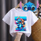 Boys/Girls Disney Lilo Stitch Letters Party T-Shirt