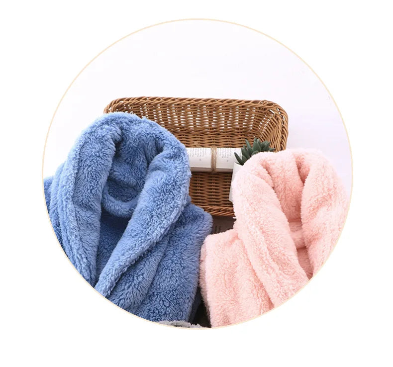 Boys/Girls Warm Fleece Flannel Bath Robes