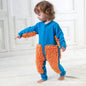 Girls Cleaning Mop Long Sleeve Crawling Jumpsuit