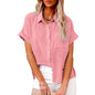 Woman Loose Casual Camisas Mujer Blouse
