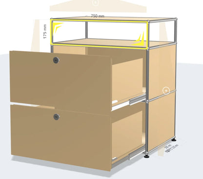 Metal Storage Display Cabinet Living Room Furniture