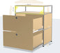 Metal Storage Display Cabinet Living Room Furniture