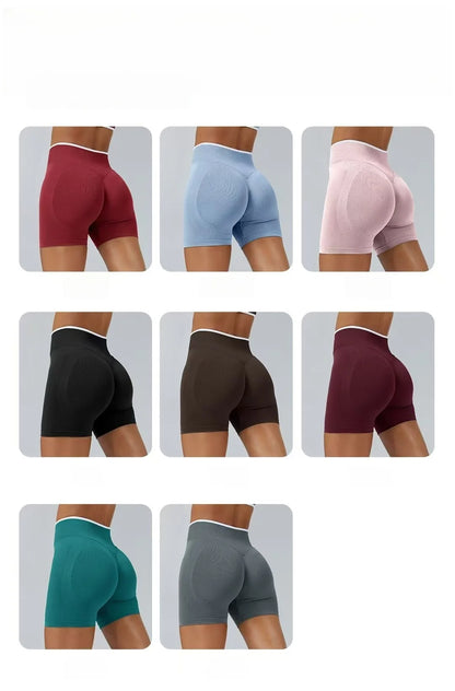 Elastic Ignite Sculpt Scruch Shorts Yoga Leggings