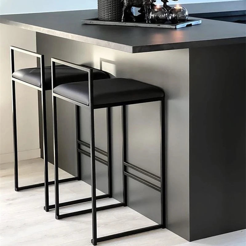 Modern Simple Bar Chair Nordic Designer Minimalist