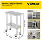 Stainless Steel Commercial Work Table Caster Wheels