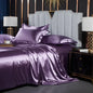 Silk Duvet Cover Bed Sheet Pillowcase Luxury