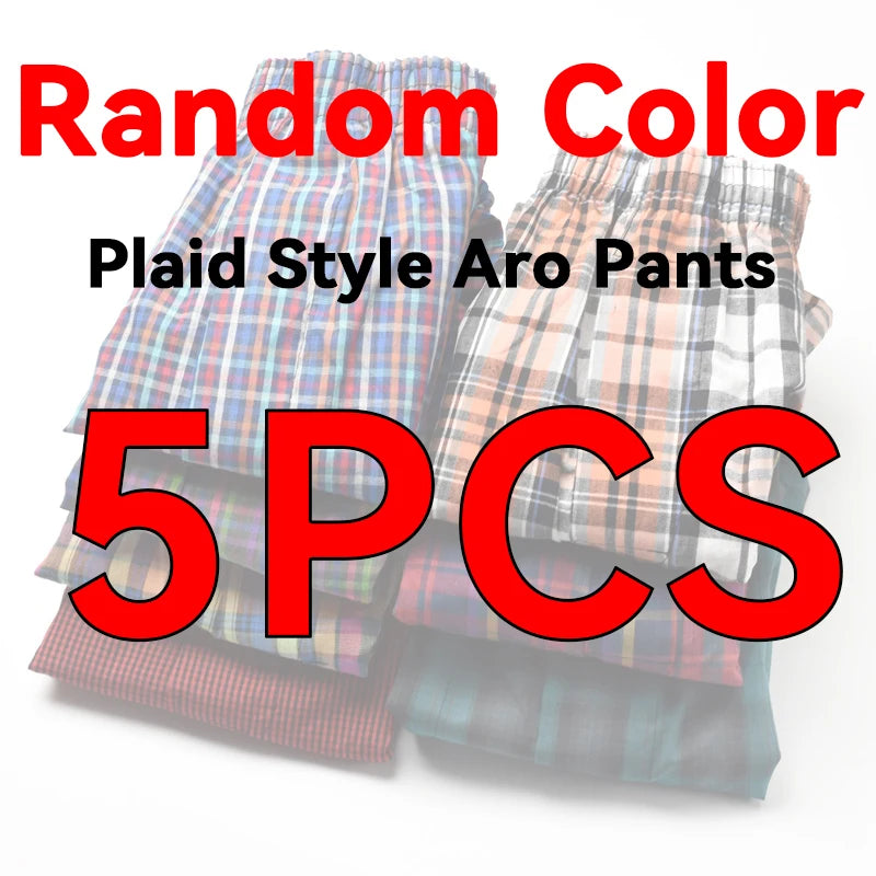 10PCS Cotton Men's Underwear Boxers Large Size