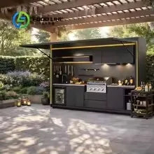 Outdoor Kitchen Pods BBQ Cooking Cabin with Electrical