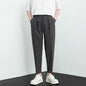 Solid Color Baggy Casual Harem Pants Men
