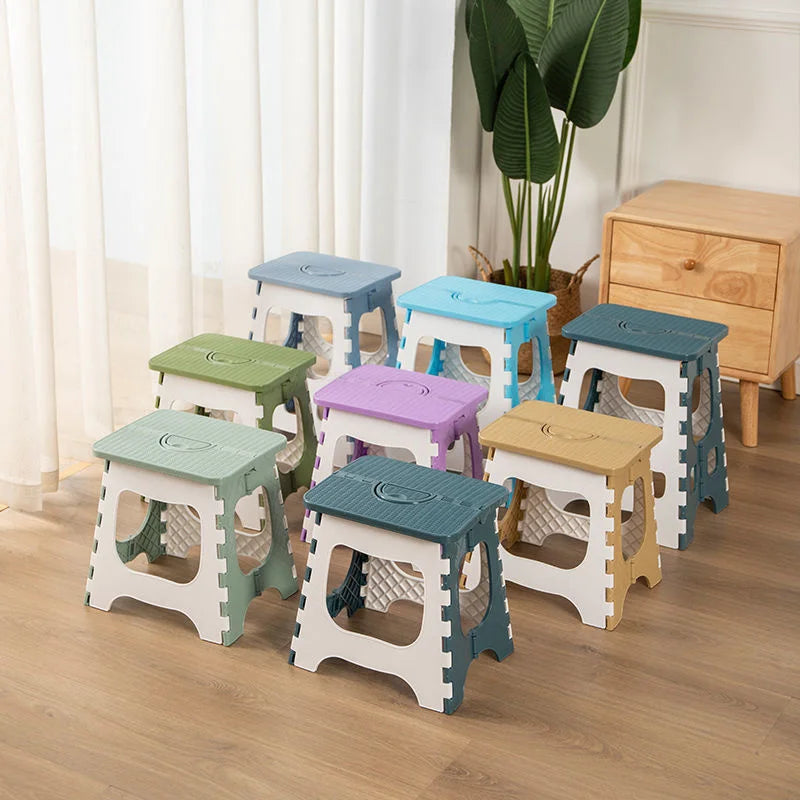 Thickened Mini Plastic Folding Stool Portable