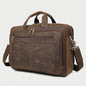 Genuine Leather Men Briefcase Business Bag