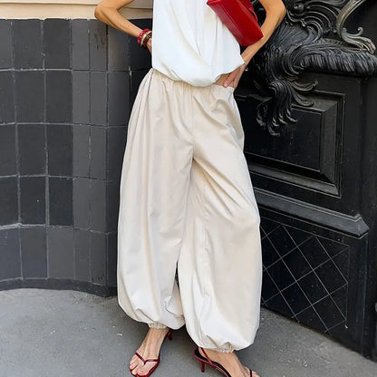 Women Casual High Waist Long Pants