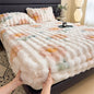 Plush Sheet Cover All-inclusive Mattress Protective Cover