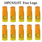 10pcs Flash Drive Flash Memory Card Memory Stick