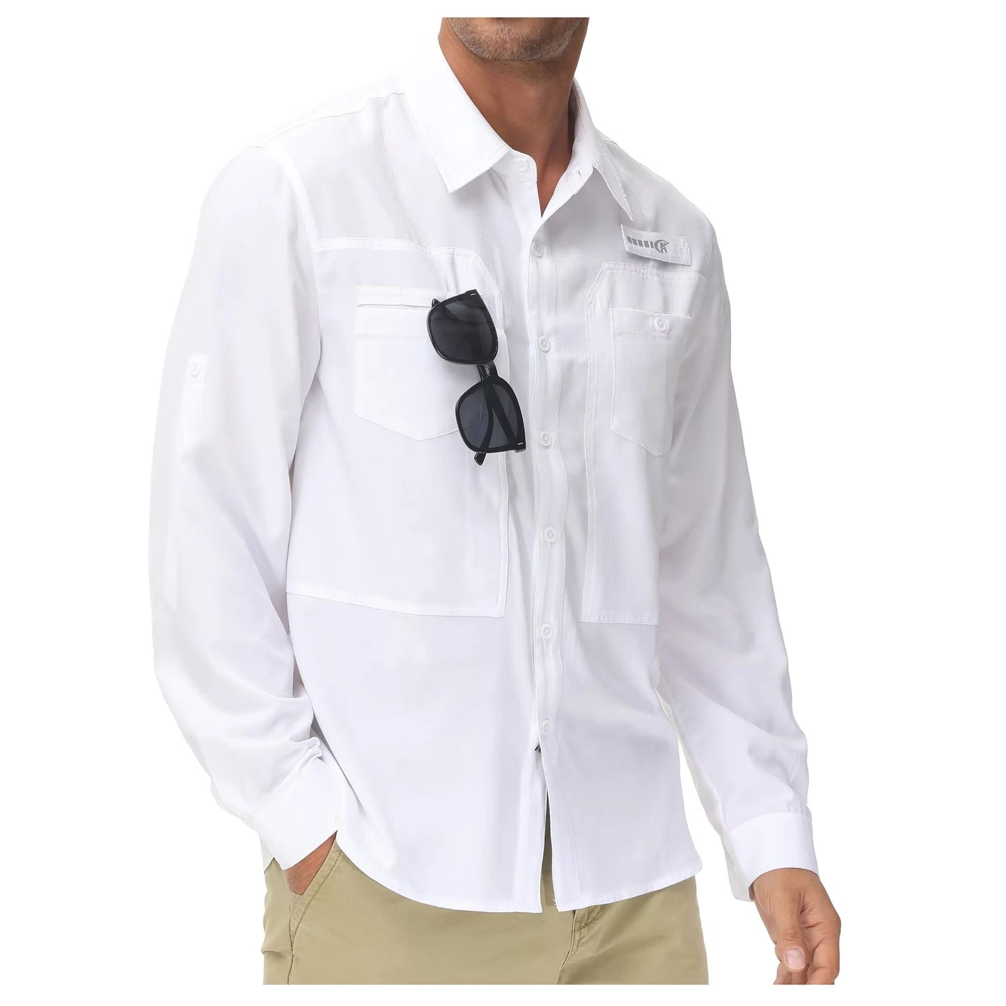 Men's UPF 50+ Casual Long Sleeve Fishing Shirts