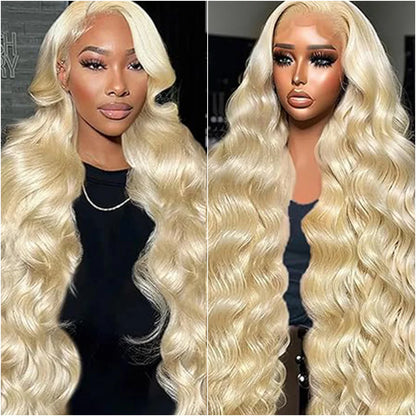 Blonde Body Wave Lace Front Wig Human Hair