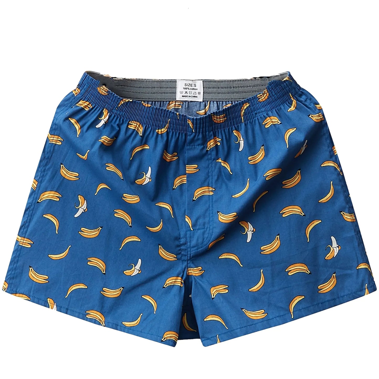 1PC 100% Cotton Men's Loose Boxer Briefs Underwear