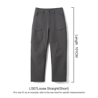 Loose Straight Water Repellent Softshell Hiking Trouser