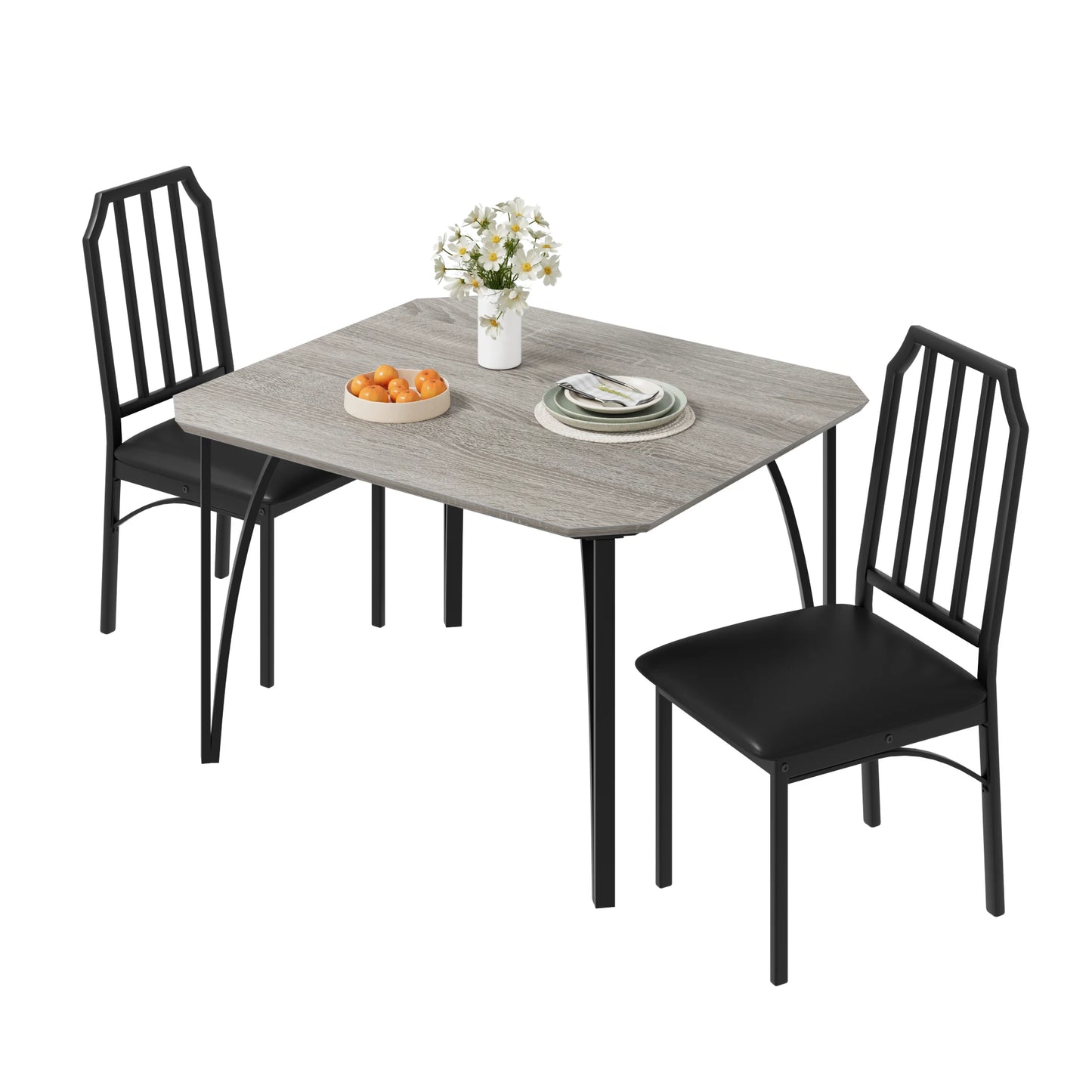 Dining Table Set for 2, Kitchen Table Chair
