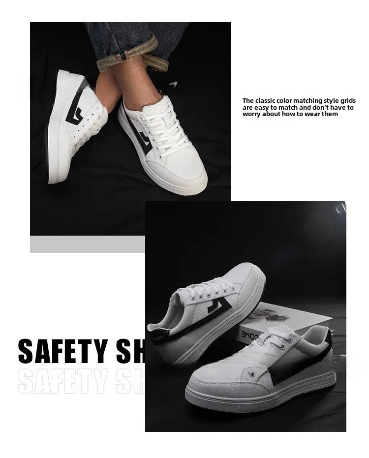 Labor Protection Shoes With Steel Toe Caps